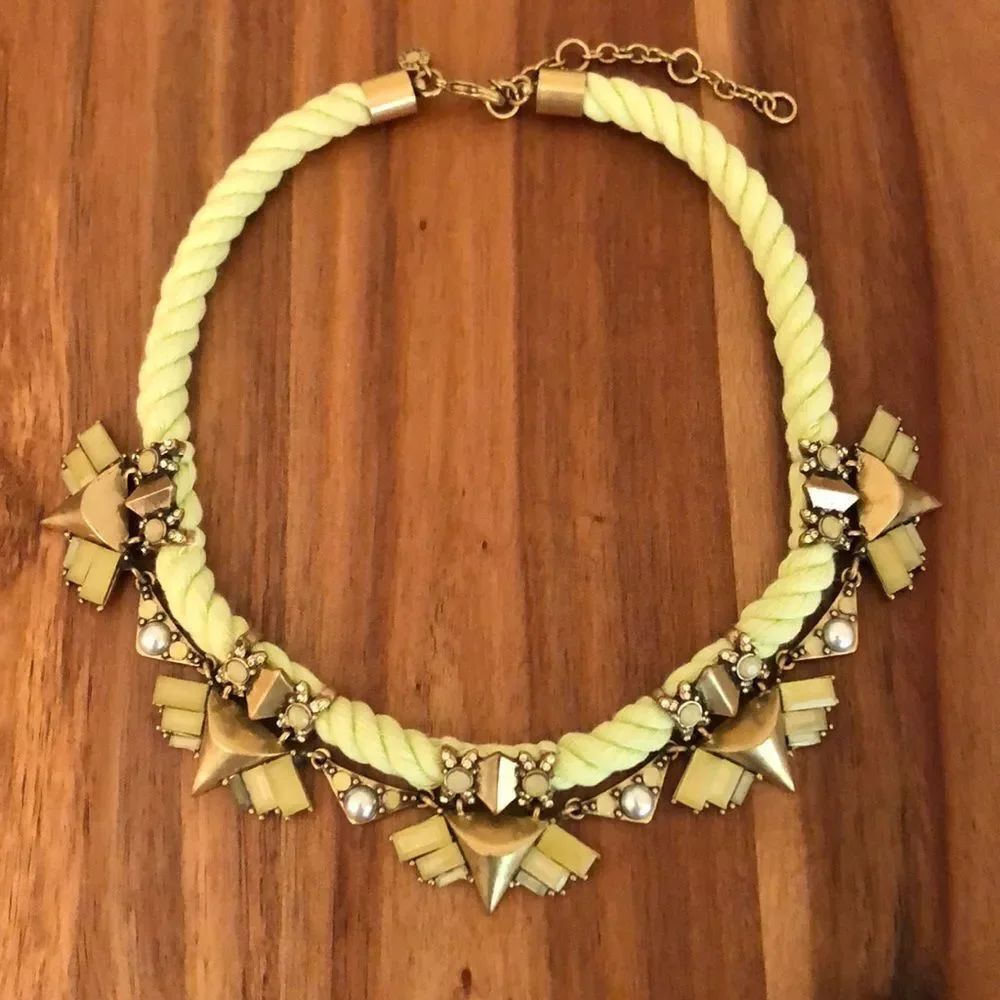 J.Crew | Art Deco Statement Collar Necklace | 17” Adjustable